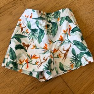 Janie and Jack tropical monkey dress shorts